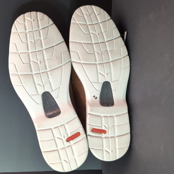 Rockport Men's Brown Leather Upper Lace-up Dress Shoes,Size 8.5 US M. - Picture 9 of 13